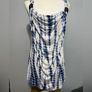 Nine Four One blue and white tank. Size XL
